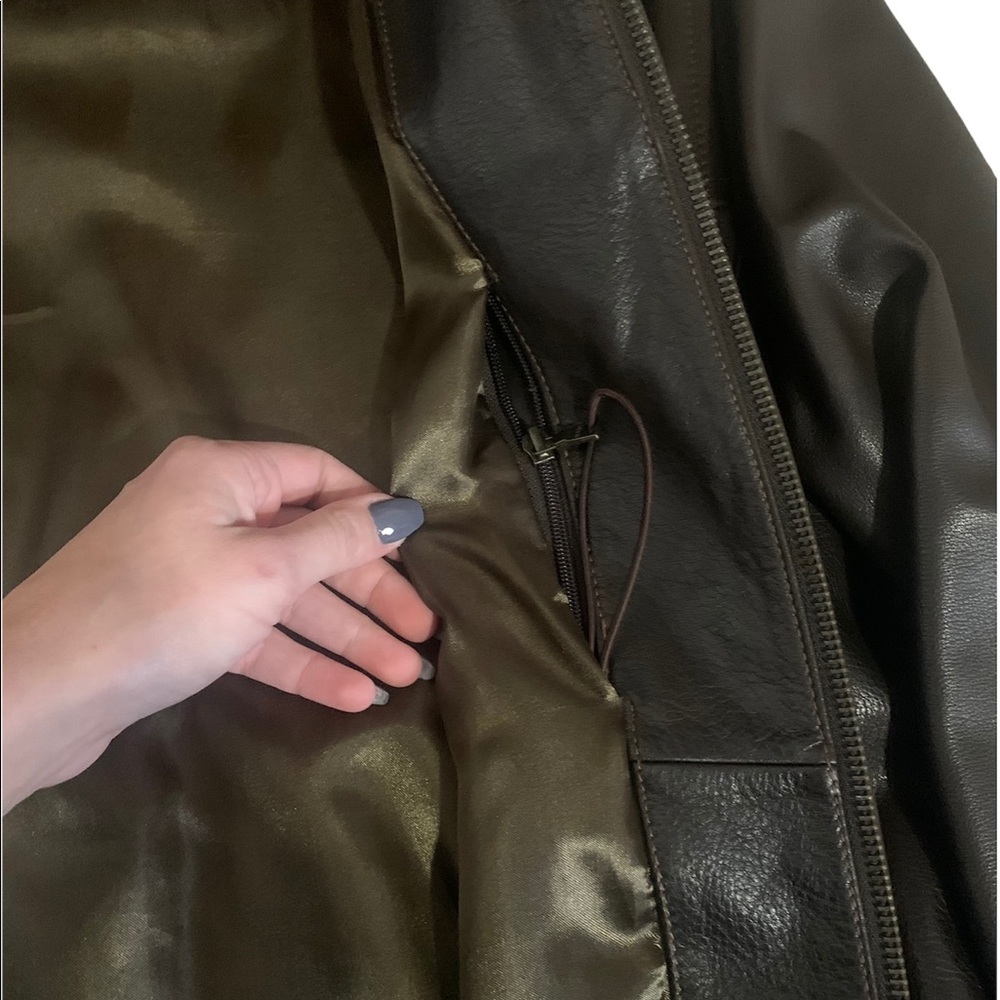 Andrew Marc Genuine Leather Jacket - Picture 6 of 7